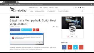 How to Fix Windows Script Host access is disable