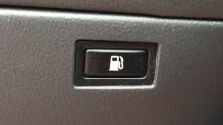 Открыть лючок бензобака Тойота Авенсис - Open the gas tank hatch Toyota Avensis