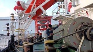 BUNKER BARGE MOORING OPERATION|VESSEL UNDOCKING TO TANGIER OIL TERMINAL