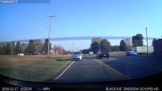 Tesla P85D Instant acceleration saves the day