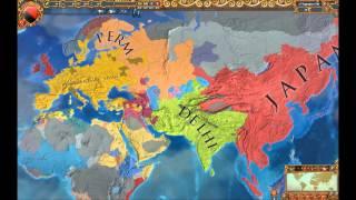 EU4 Free For All Timelapse with Global Western Tech