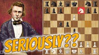 Gives Me Great Pleasure to Show You This || Barnes vs Morphy (1858)