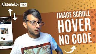 Image Scroll on Hover with NO CODE - Elementor Wordpress Tutorial