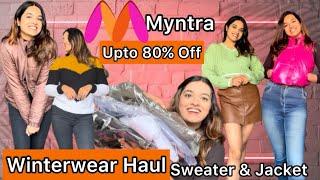 MYNTRA Winterwear Haul in EOR SALE  | 50-90% Off !! Stylingwithshivani