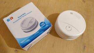 Smart Wi-fi smoke detector for smart home Tuya Smart. Detailed review and test.