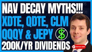 How NAV Erosion In QDTE XDTE QQQY JEPY CLM & CRF Give Me Financial Freedom #Dividends #FIRE