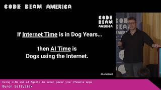 Using LLMs and AI Agents to super power your Phoenix apps - Byron Saltysiak | Code BEAM America 2024