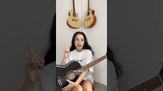 Luyện ngón guitar trước khi tập #nhuquynhthichhatbaigi #guitar