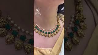 very beautiful and lightweight gold necklace design start from only 18 grams