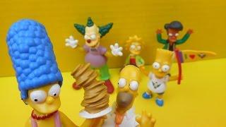 2009 KFC PFK THE SIMPSONS 20TH ANS SET OF 6 TOYS VIDEO REVIEW