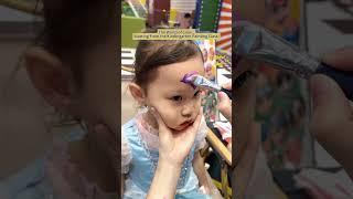 Paint the face of your quiet baby#makeup #art #painting
