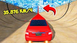 СПУСК БЕЗ ТОРМОЗОВ НА ДЛИННОЙ ЛАДЕ ПРИОРЕ ЛИМУЗИН ПО ТРАМПЛИНУ В ГТА 5 МОДЫ! В GTA 5 ВИДЕО MODS