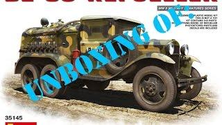 Unboxing of: MiniArt #35145 BZ-38 Refueller truck 1:35