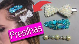 COMO FAZER presilha de cabelo - DIY [FÁCIL]