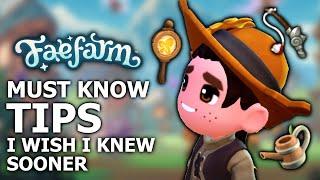 10 Useful Things I WISH I Knew Sooner in Fae Farm (Tips & Tricks)