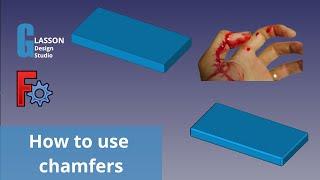 Howto use the Part Design Workbench Chamfer Tool