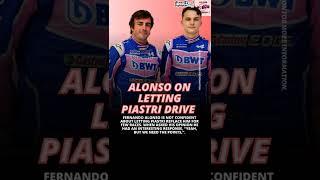 Alonso on Piastri #Formula1 #F1 #FernandoAlonso #OscarPiastri #alpine #Bwt #estebanocon