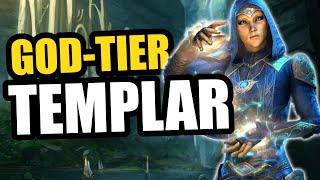 I BROKE TEMPLAR!  Solo ONE BAR Magicka Templar Build - GOD MODE - ESO High Isle Update!