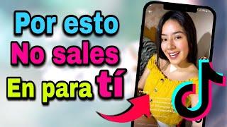 por esta razon tus videos no salen en PARA TI en tik tok