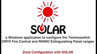 Zone Configuration with SOLAR software