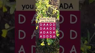 Double tap when you find-DADA #shorts #puzzlegame #brainteaser