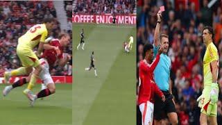 Emiliano Martínez red card vs Manchester United vs Aston Villa, Alejandro Garnacho last day United