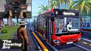 Bus Simulator 21 - My First Day as A Bus Driver | G29 Steering Wheel & Gear Shifter Gameplay