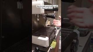 How to make Good Coffee with Heart Latter Art #howto #goodcoffee #latteart #howtovideo #viral