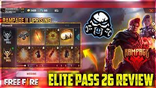 GARENA FREEFIRE ELITE PASS SEASON 26 FULL REVIEW 