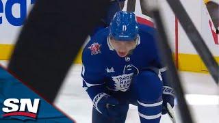 Max Domi Finds Space And Puts Away The Backhand To Score His First As A Maple Leaf