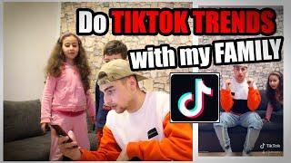 TEACHING my FAMILY HOW to do TIKTOK TRENDS | Tutorial | JamooTv