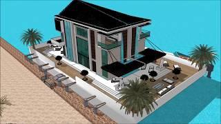 Extreme Плавучий дом симс 3  floating houses with basement floating house sims 3 like Build design i