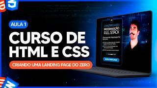 Curso de HTML e CSS - Criando uma Landing Page do Zero [Aula 1]