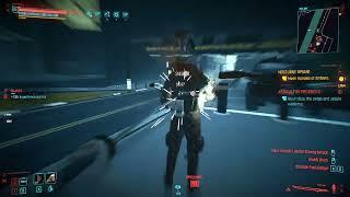 Cyberpunk 2077 new 1.61 Update what happen when V uses Hybrid Cyberdeck Sandevistan part 1