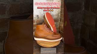 #redwing #875 getting our “stacked soles” package! Lots of options available online #restoration