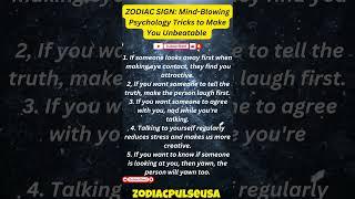 Zodiac Signs: Mind Blowing Psychology Tricks to Make Unbeatable  #shorts