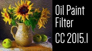 Photoshop Tutorial: How to Use the OIL PAINT Filter in CC 2015.1.1