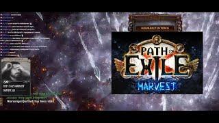 Лига жатва с WarsongerX[POE HARDCORE HARVEST 3.11]