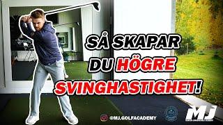 Slå Längre Med Drivern! | Del 2 | MJ Golf Academy | Bro Hof Slott GC