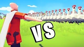 TABS - Can One Punch Man Defeat 1,000 Chickens? - Totally Accurate Battle Simulator Mods