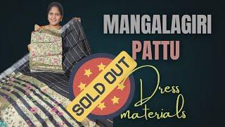 Mangalagiri lt pattu dress materials printed