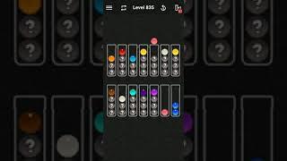 Ball Sort Color Water Puzzle Solution Level 835