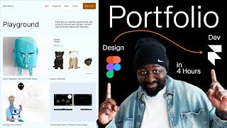 Free 2025 Beginner Course: Design and Develop Your Web Design Portfolio Using Figma & Framer