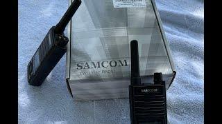 Samcom T2 GMRS Unboxing and Overview