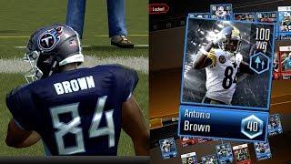 99 OVR Mobile Master Antonio Brown Gameplay! Best Madden Team Every Diamond in Madden NFL Overdrive