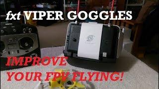 THESE GOGGLES CAN IMPROVE YOUR FPV SKILLS!!! FXT VIPER 5.8ghz DIVERSITY GOGGLES