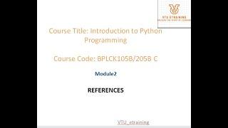 Lecture22: References in python