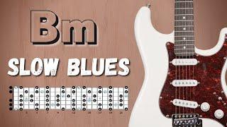 Old School SLOW BLUES Backing Track in B minor