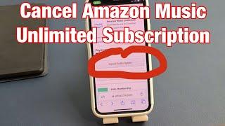 How to Cancel Amazon Music Unlimited Subscription