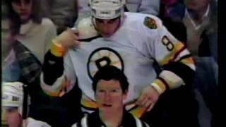 Cam Neely vs Chris Nilan